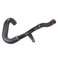 Charge air hose left on radiator