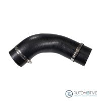 Charge air hose with clamps