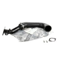 Charge air hose on the turbo