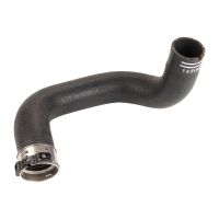 Charge air hose on the charge air cooler