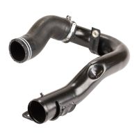 Charge air hose with connection pipe