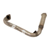 Exhaust pipe front with flexible pipe 2-hole