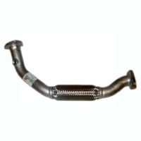 Exhaust pipe front with flexible pipe