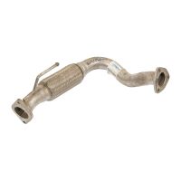 Exhaust pipe front with flexible pipe