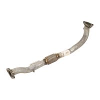 Exhaust pipe front with flexible pipe