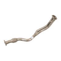 Exhaust pipe front with flexible pipe