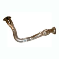 Exhaust pipe flexible front