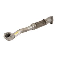 Exhaust pipe flexible left