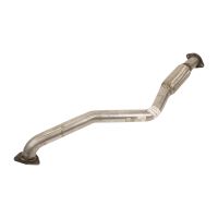 Exhaust pipe front with flexible pipe