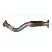 Exhaust pipe front with flexible pipe
