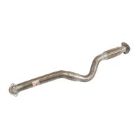 Exhaust pipe front with flexible pipe