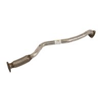 Exhaust pipe front with flexible pipe