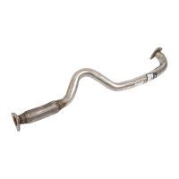 Exhaust pipe in front with flexible pipe