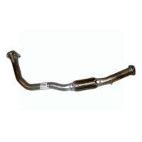 Exhaust pipe front with flexible pipe