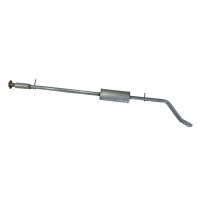 Exhaust pipe front with flexible pipe