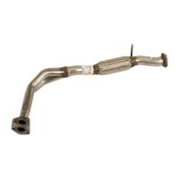 Exhaust pipe front with flexible pipe