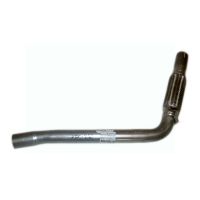 Exhaust pipe front with flexible pipe