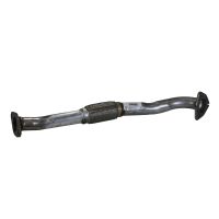 Exhaust pipe front with flexible pipe