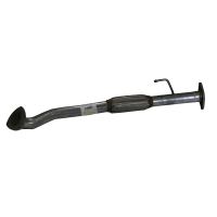 Exhaust pipe front with flexible pipe