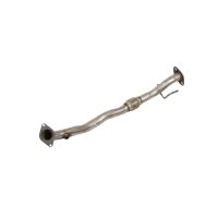 Exhaust pipe front with flexible pipe