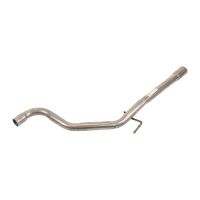 Exhaust pipe centre with flexible pipe DPF