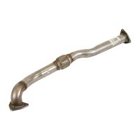 Exhaust pipe front with flexible pipe