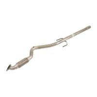 Exhaust pipe front with flexible pipe