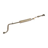 Exhaust pipe front with flexible pipe