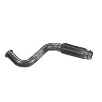 Exhaust pipe front with flexible pipe from cat.