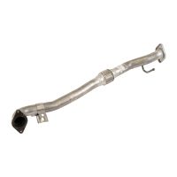 Exhaust pipe front with flexible pipe