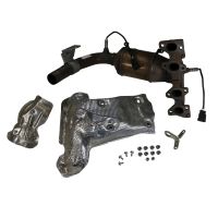 Catalytic converter with manifold