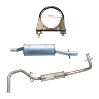 Exhaust system rear construction year 81>94