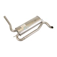 Exhaust muffler rear