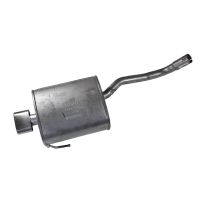 Exhaust muffler rear