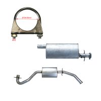 Rear exhaust system