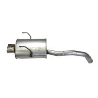 Exhaust muffler rear