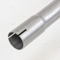 Exhaust muffler rear output left