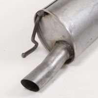 Exhaust muffler rear