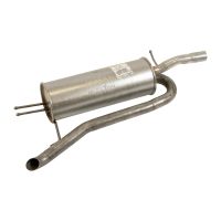 Exhaust muffler rear