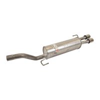 Exhaust muffler rear
