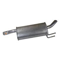 Exhaust muffler rear