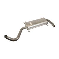 Exhaust muffler rear