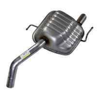 Exhaust muffler rear