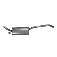 Exhaust muffler rear
