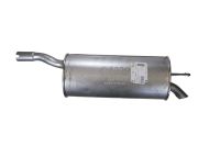 Exhaust muffler rear