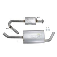 Exhaust system rear complete