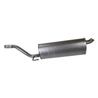 Exhaust muffler rear 40 mm Ø