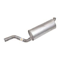 Exhaust muffler rear