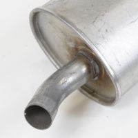 Exhaust muffler rear from construction year 1999