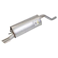 Rear exhaust muffler